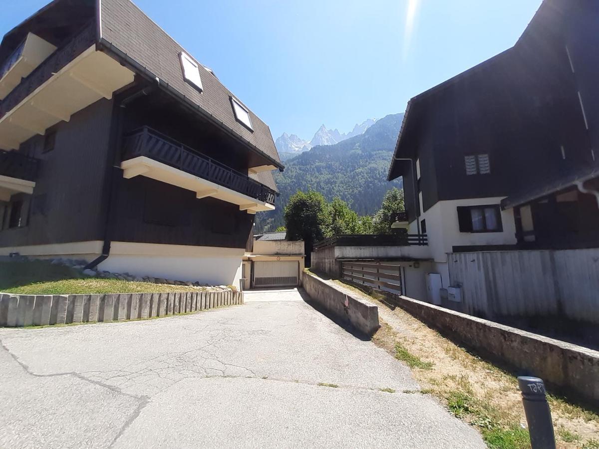 Vue Brevent Sublime En Centre Ville Avec Parking Prive Chamonix Buitenkant foto