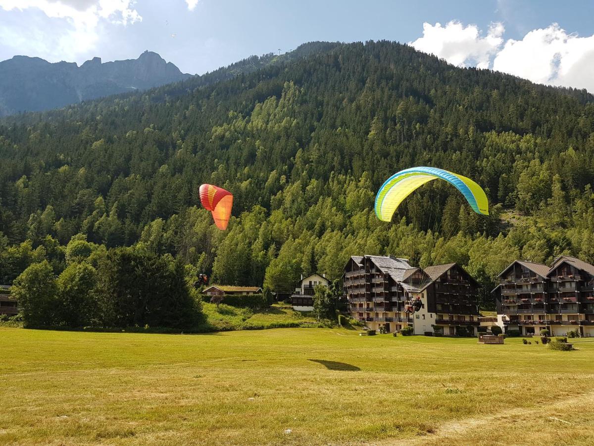 Vue Brevent Sublime En Centre Ville Avec Parking Prive Chamonix Buitenkant foto
