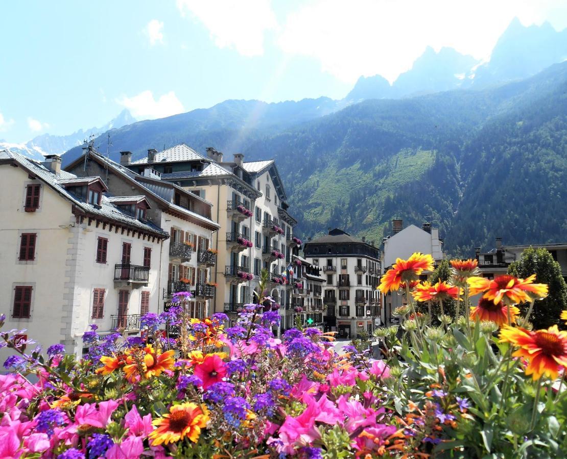 Vue Brevent Sublime En Centre Ville Avec Parking Prive Chamonix Buitenkant foto