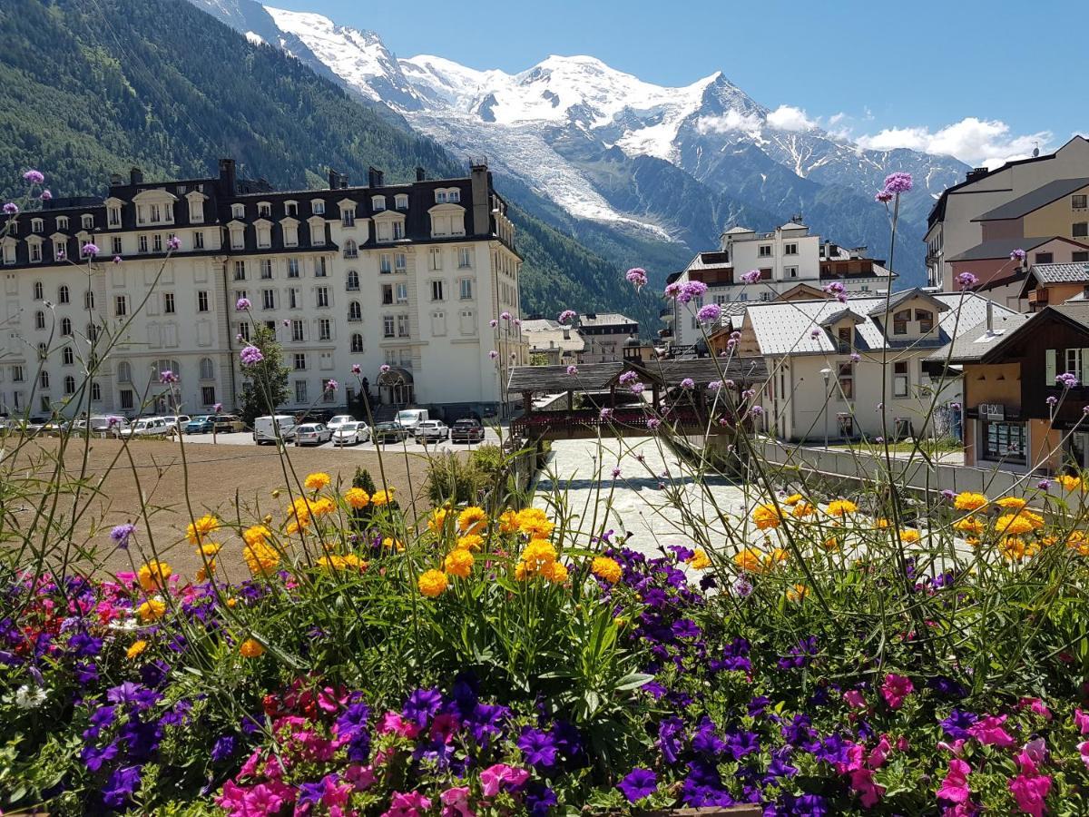 Vue Brevent Sublime En Centre Ville Avec Parking Prive Chamonix Buitenkant foto